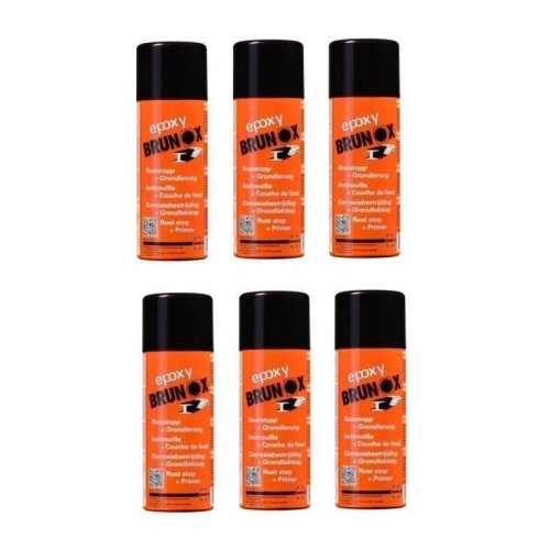 6x Rostumwandler Rostsanierer Rostschutz Epoxy-Spray 400 ml Brunox BR0,40EP