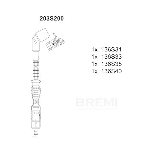 BREMI Zündleitungssatz