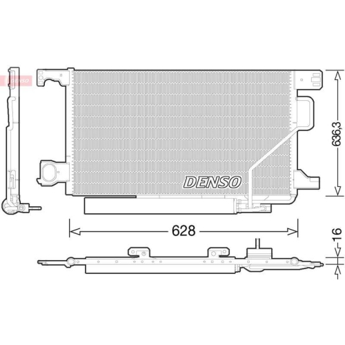 DENSO Kondensator, Klimaanlage