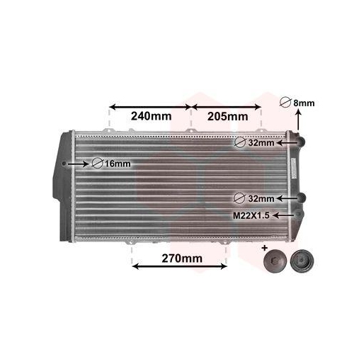 VAN WEZEL K&uuml;hler, Motork&uuml;hlung *** IR PLUS *** 03002020