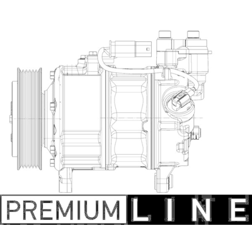 MAHLE Kompressor, Klimaanlage BEHR *** PREMIUM LINE *** ACP 600 000P