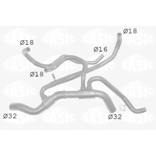 SASIC K&uuml;hlerschlauch