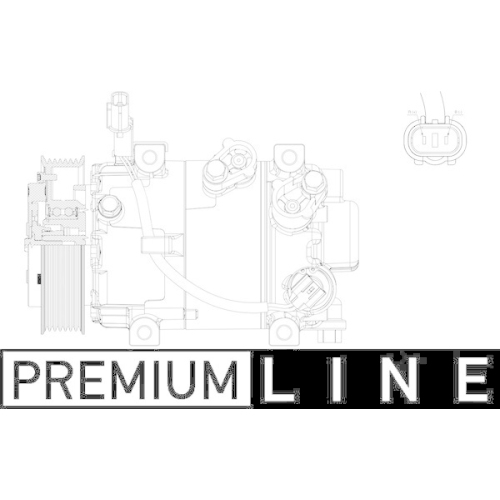 MAHLE Kompressor, Klimaanlage BEHR *** PREMIUM LINE ***