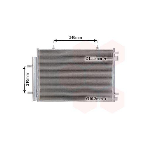 VAN WEZEL Kondensator, Klimaanlage 52015704