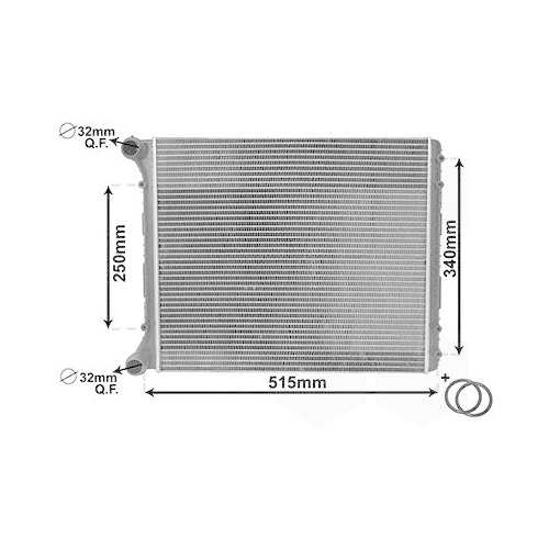 VAN WEZEL K&uuml;hler, Motork&uuml;hlung *** IR PLUS *** 03002220
