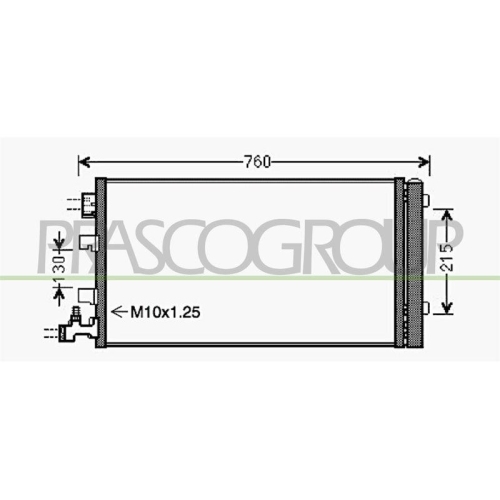 PRASCO Kondensator, Klimaanlage PrascoSelection RN034C001