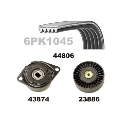 MAPCO Keilrippenriemensatz 73806