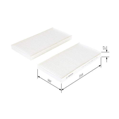 BOSCH Filter, Innenraumluft 1 987 432 277