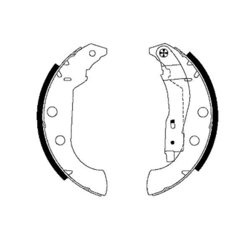 TEXTAR Bremsbackensatz 91056600