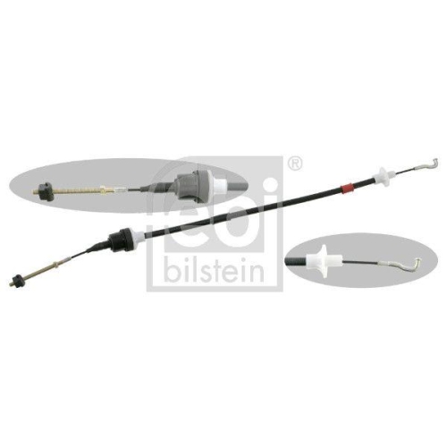 FEBI BILSTEIN Seilzug, Kupplungsbet&auml;tigung 04197