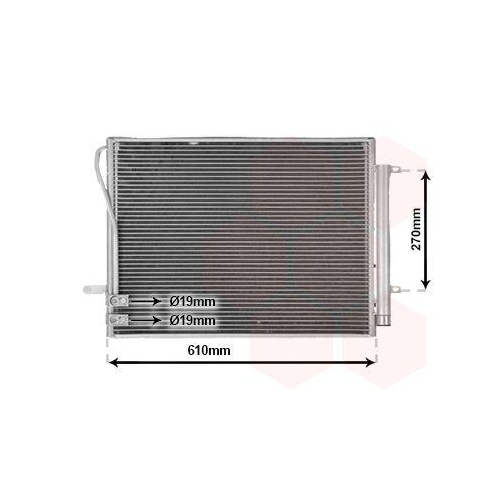 VAN WEZEL Kondensator, Klimaanlage 58015714