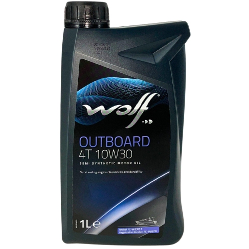 Motor&ouml;l Wolf Outboard 4T 10W-30 1 Liter Flasche 8302305