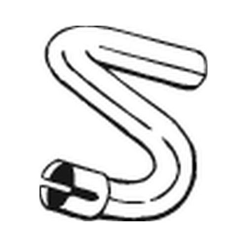 BOSAL Abgasrohr 383-945