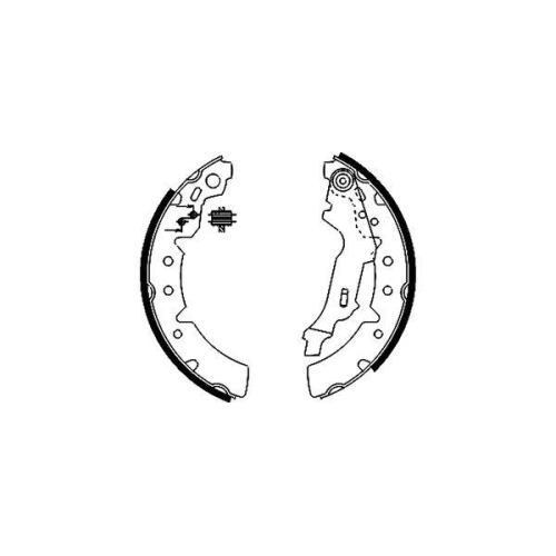 TEXTAR Bremsbackensatz 91056700