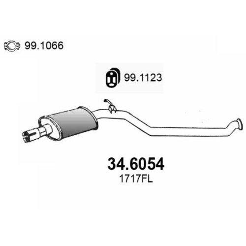 ASSO Mittelschalld&auml;mpfer 34.6054