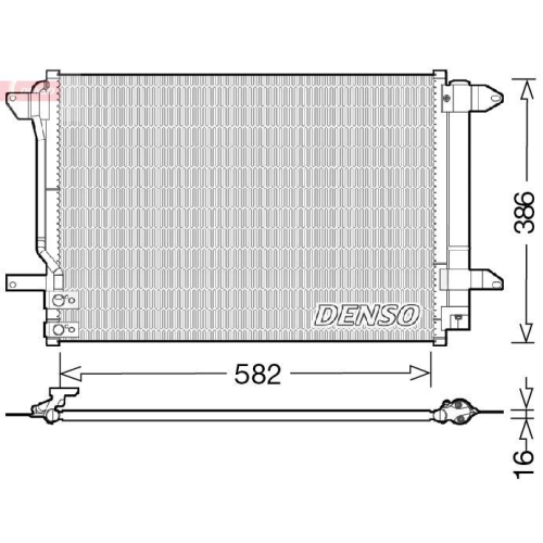 DENSO Kondensator, Klimaanlage