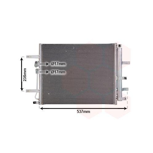 VAN WEZEL Kondensator, Klimaanlage 82015748