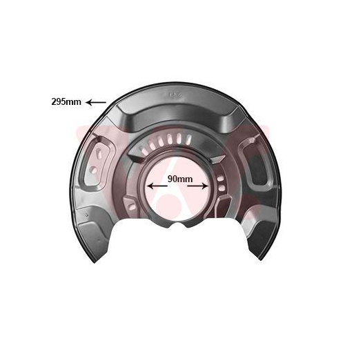 VAN WEZEL Spritzblech, Bremsscheibe 5437371