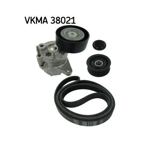 SKF Keilrippenriemensatz VKMA 38021