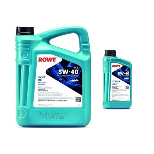 Motoröl ROWE Öl SYNT RSi 5W-40 5W40 MB 229.3/226.5 VW 502.00/505.00 6 Liter
