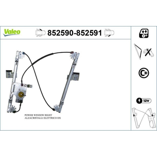 VALEO Fensterheber 852590