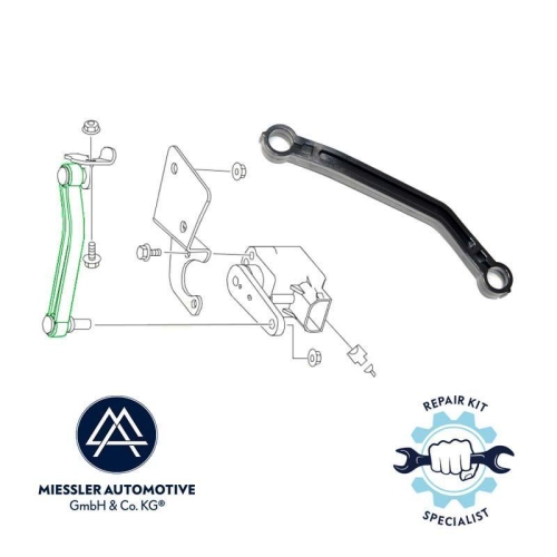 NIVEAUSENSOR Vorne links Miessler Automotive MA-0000642