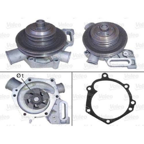 VALEO Wasserpumpe, Motork&uuml;hlung 506178