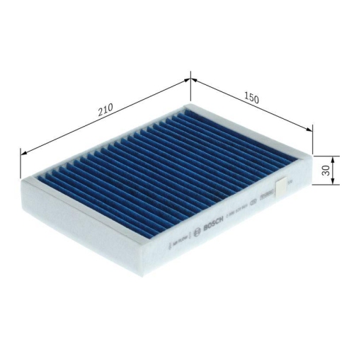 BOSCH Filter, Innenraumluft FILTER+pro 0 986 628 669