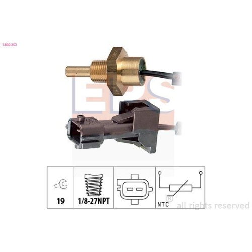EPS Sensor, Kühlmitteltemperatur Made in Italy - OE Equivalent