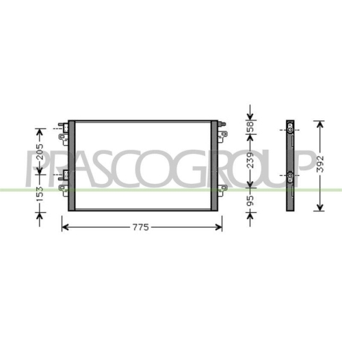 PRASCO Kondensator, Klimaanlage PrascoSelection RN085C001