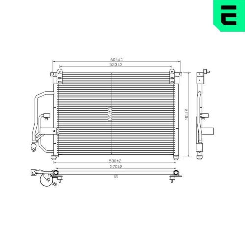 ERA Kondensator, Klimaanlage 667470