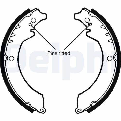 DELPHI Bremsbackensatz LS1359