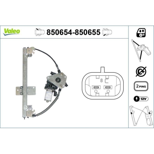 VALEO Fensterheber 850654