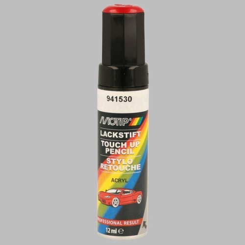 Lackstift Autolackreparatur Autofarbe Kompakt 941530 rot gl&auml;nzend 12 ml MOTIP
