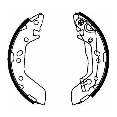 TEXTAR Bremsbackensatz 91059600