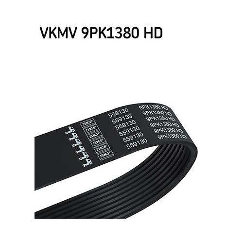 SKF Keilrippenriemen VKMV 9PK1380 HD