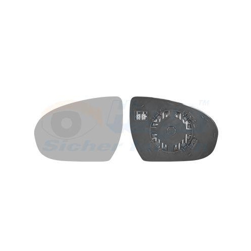 VAN WEZEL Spiegelglas, Au&szlig;enspiegel * HAGUS * 8264837