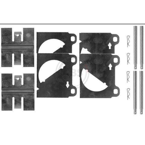 A.B.S. Zubeh&ouml;rsatz, Scheibenbremsbelag 0950Q