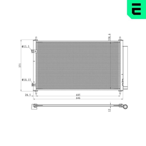 ERA Kondensator, Klimaanlage 667474