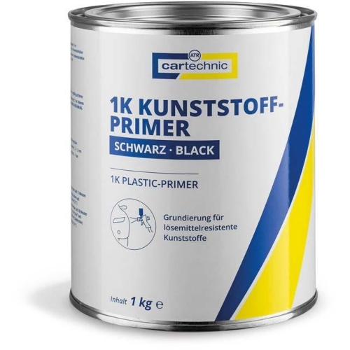 1K Kunststoff-Primer - 1 kg - schwarz Cartechnic