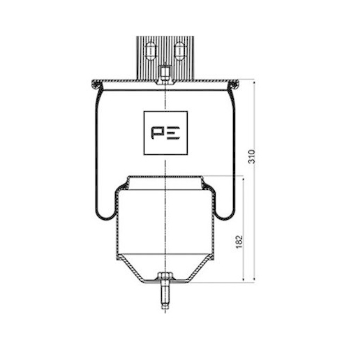PE Automotive Federbalg, Luftfederung 084.263-72A