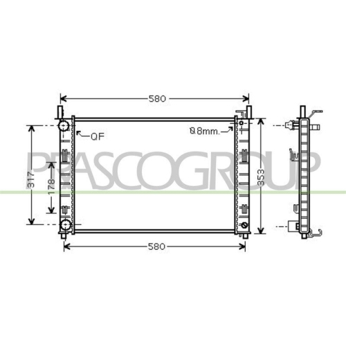 PRASCO K&uuml;hler, Motork&uuml;hlung PrascoSelection FD340R003