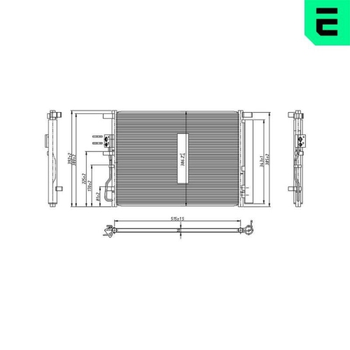 ERA Kondensator, Klimaanlage 667477