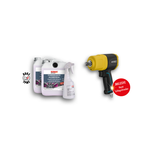 SONAX Aktionspaket Felgenreiniger + Hazet Schlagschrauber 07710050