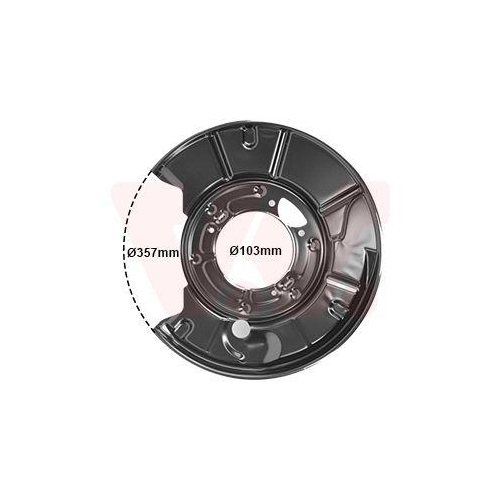 VAN WEZEL Spritzblech, Bremsscheibe 3036374