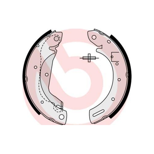 BREMBO Bremsbackensatz ESSENTIAL LINE S 23 577