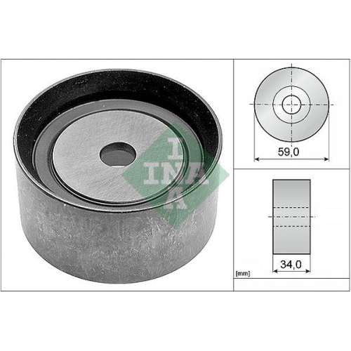 Schaeffler INA Umlenk-/Führungsrolle, Zahnriemen 532 0586 10