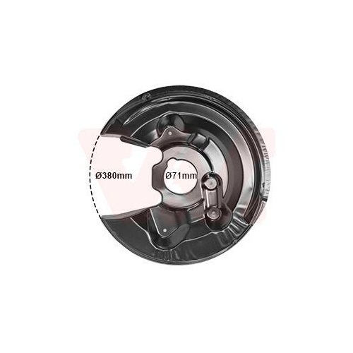 VAN WEZEL Spritzblech, Bremsscheibe 5765373