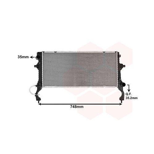 VAN WEZEL K&uuml;hler, Motork&uuml;hlung 82012756