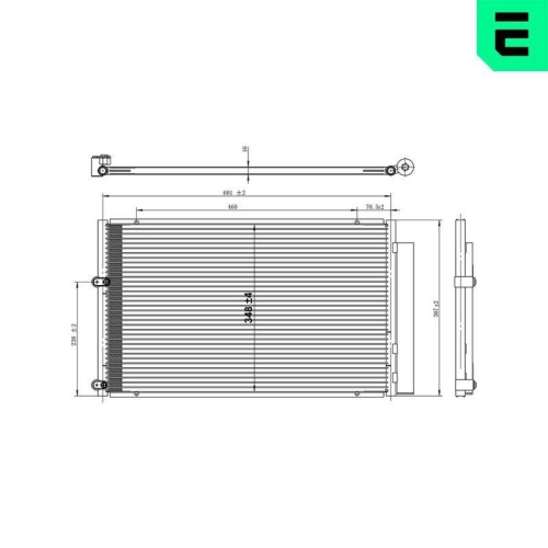 ERA Kondensator, Klimaanlage 667483